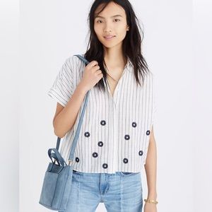 Madewell Embroidered Hilltop Shirt🖤